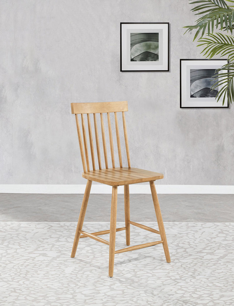 Andrews Windsor Counter Height Dining Side Chair Light Ash (Set of 2) - 122509