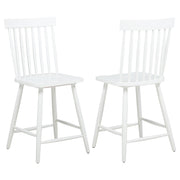 Andrews Windsor Counter Height Dining Side Chair White (Set of 2) - 122509WHT