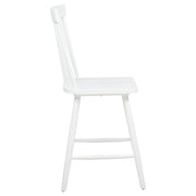 Andrews Windsor Counter Height Dining Side Chair White (Set of 2) - 122509WHT