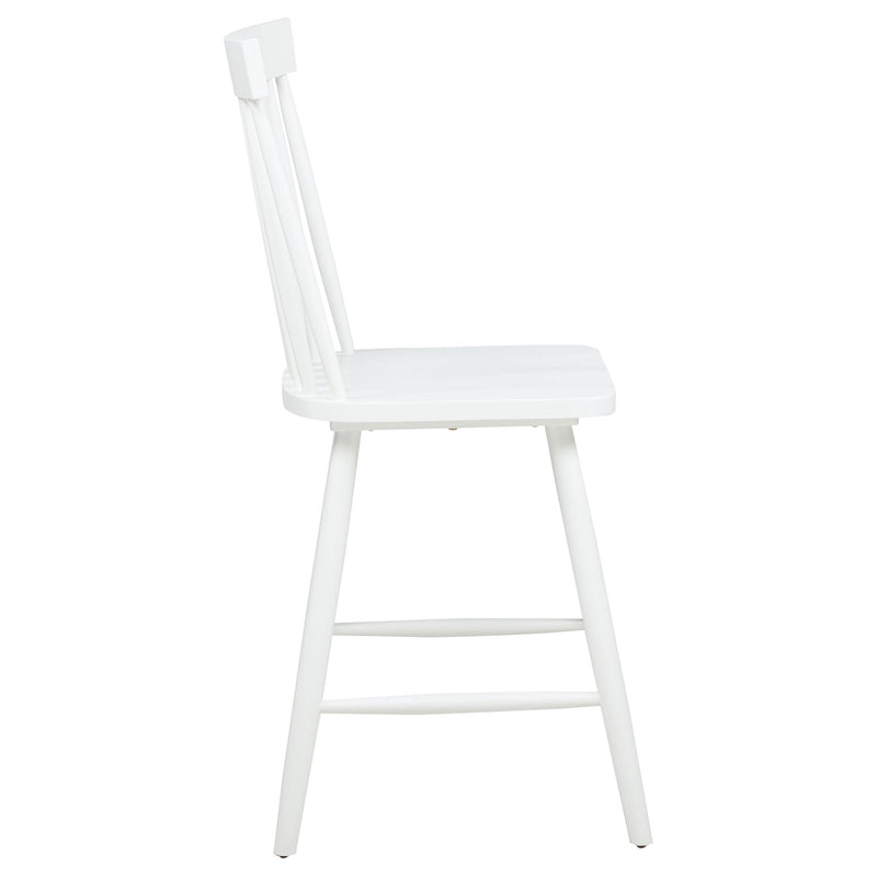Andrews Windsor Counter Height Dining Side Chair White (Set of 2) - 122509WHT