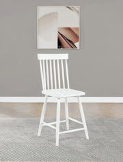Andrews Windsor Counter Height Dining Side Chair White (Set of 2) - 122509WHT