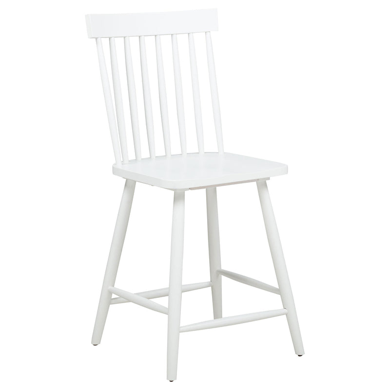 Andrews Windsor Counter Height Dining Side Chair White (Set of 2) - 122509WHT