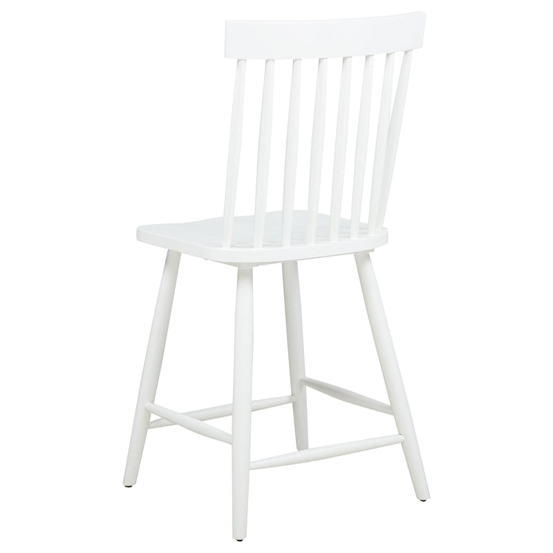 Andrews Windsor Counter Height Dining Side Chair White (Set of 2) - 122509WHT