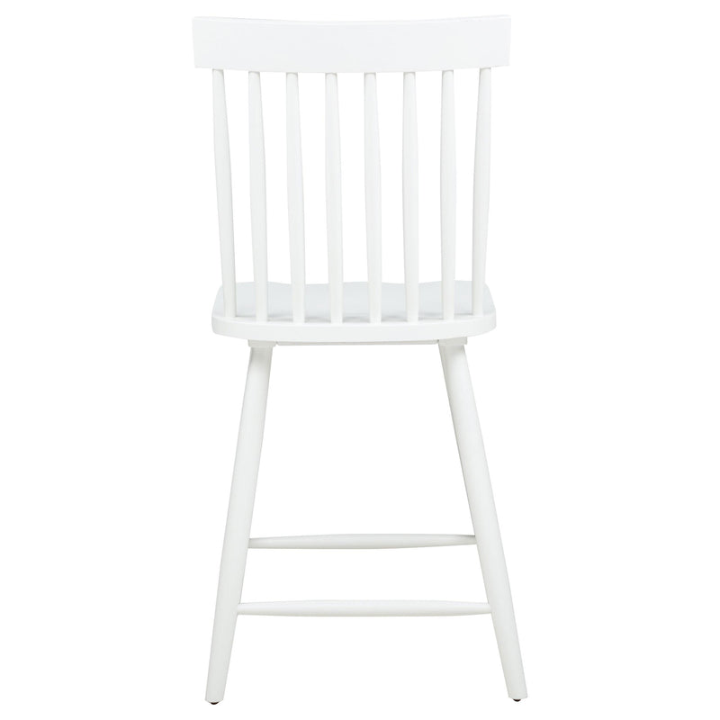 Andrews Windsor Counter Height Dining Side Chair White (Set of 2) - 122509WHT