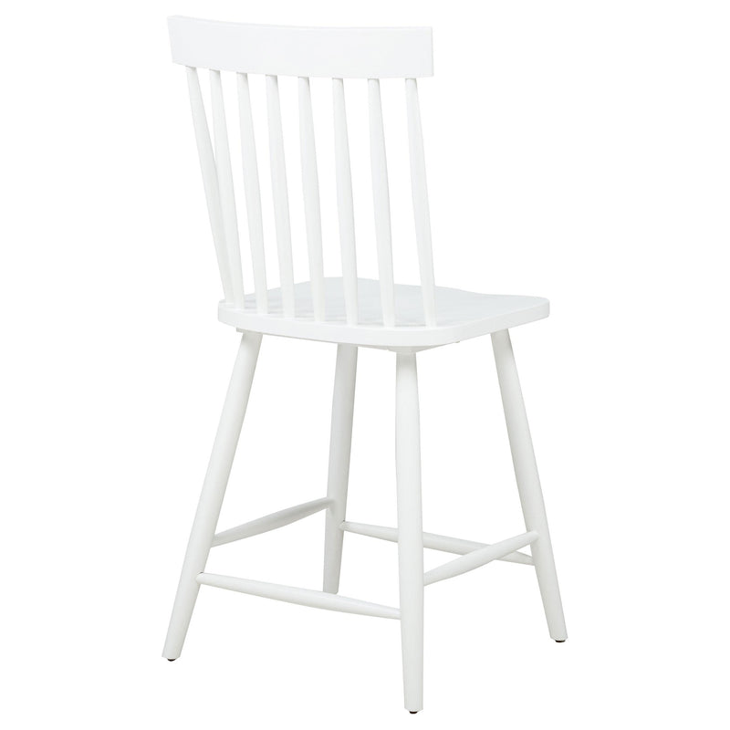 Andrews Windsor Counter Height Dining Side Chair White (Set of 2) - 122509WHT