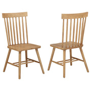 Andrews Windsor Spindle Back Dining Side Chair Light Ash (Set of 2) - 122502