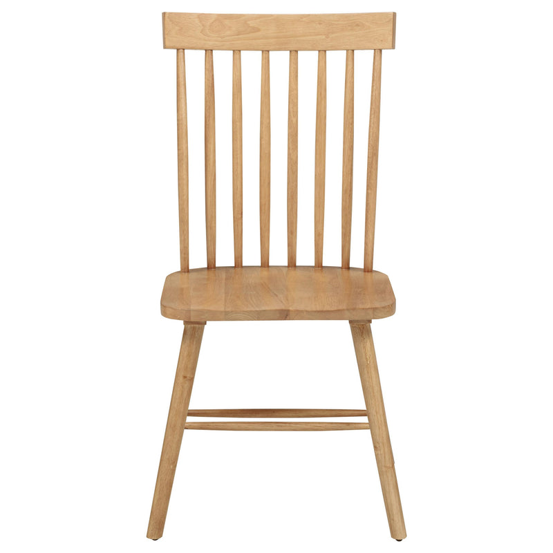 Andrews Windsor Spindle Back Dining Side Chair Light Ash (Set of 2) - 122502