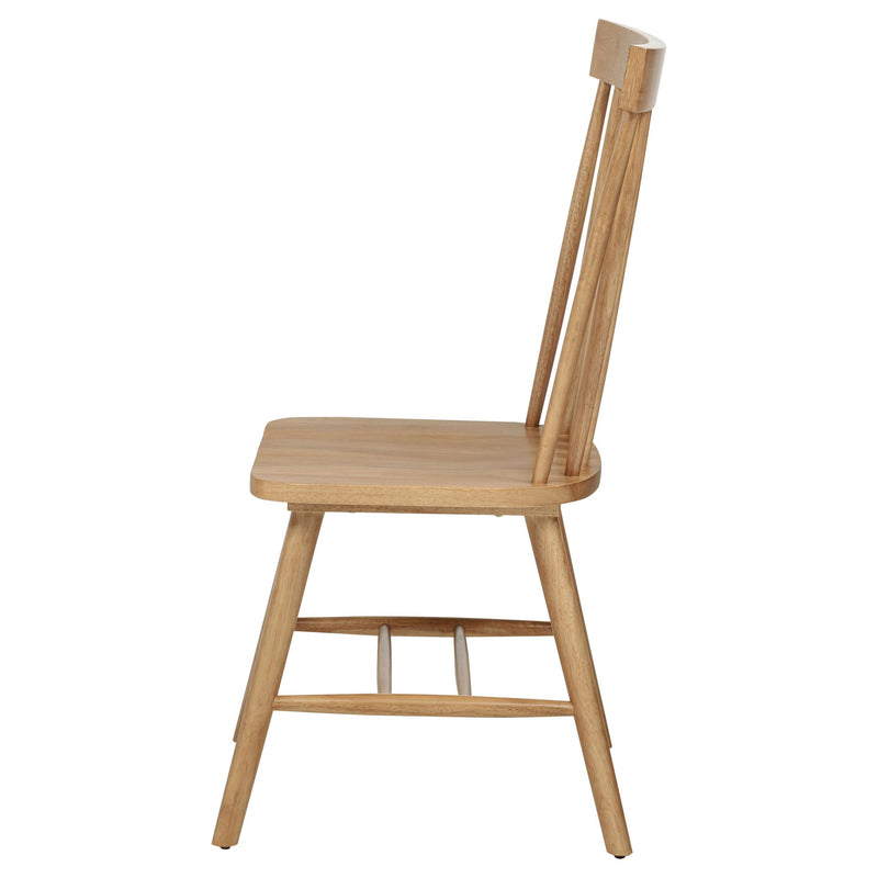 Andrews Windsor Spindle Back Dining Side Chair Light Ash (Set of 2) - 122502