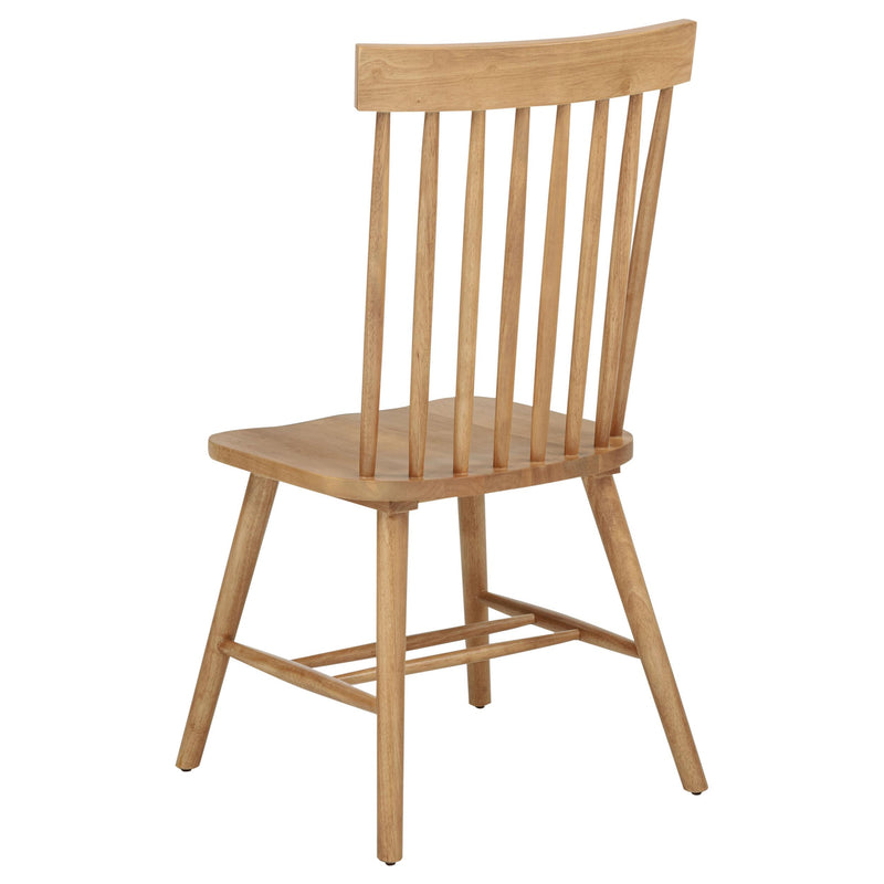 Andrews Windsor Spindle Back Dining Side Chair Light Ash (Set of 2) - 122502
