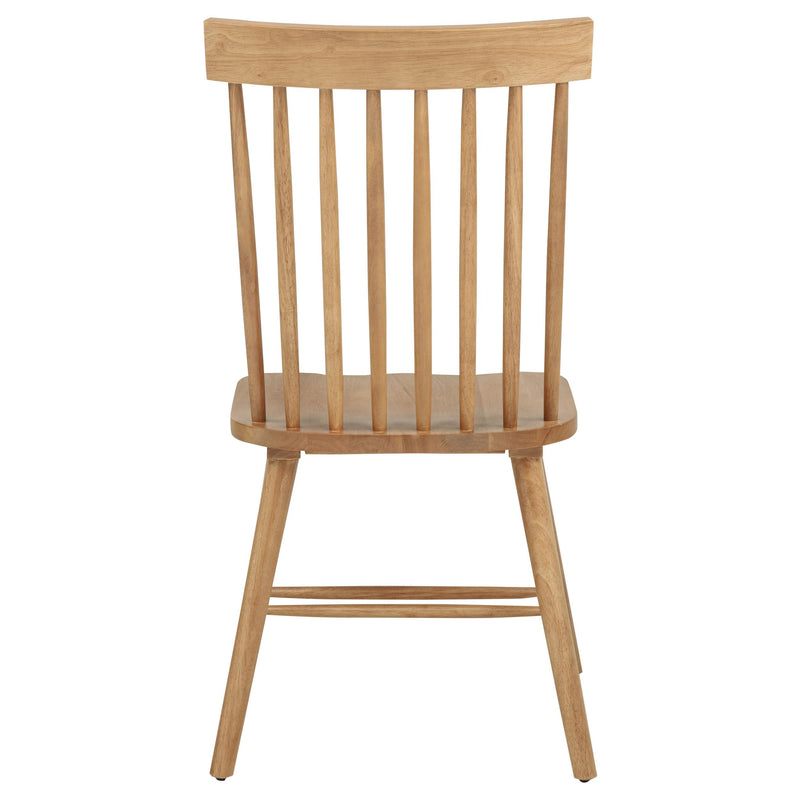 Andrews Windsor Spindle Back Dining Side Chair Light Ash (Set of 2) - 122502