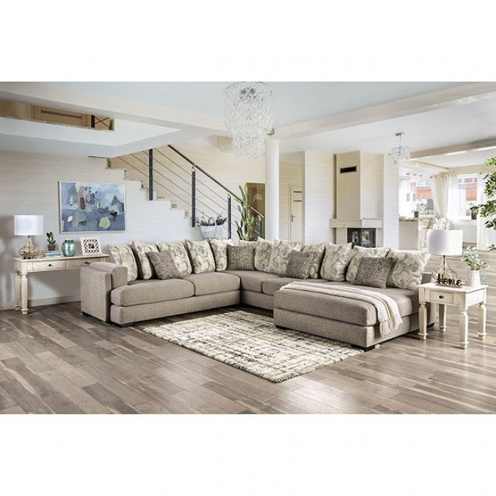 Angelia Light Gray Sectional - SM5182-SECT