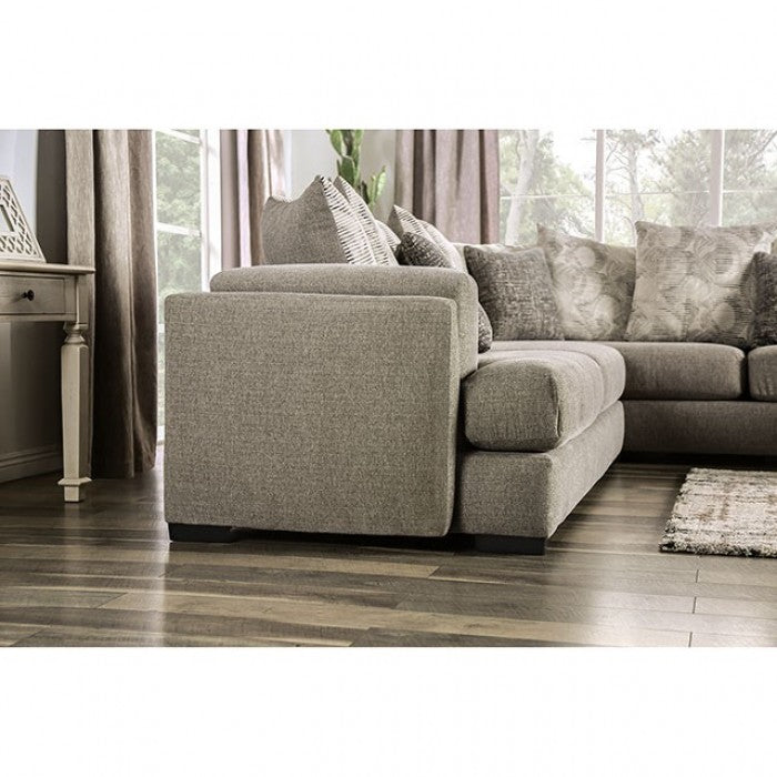 Angelia Light Gray Sectional - SM5182-SECT