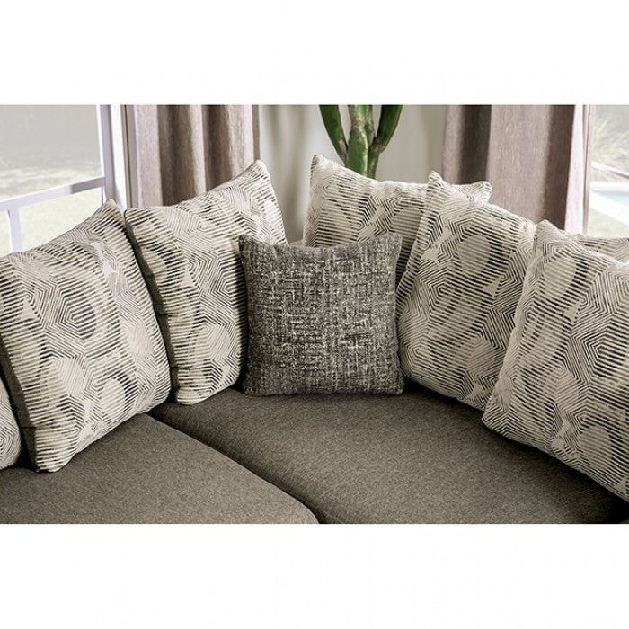Angelia Light Gray Sectional - SM5182-SECT