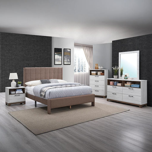 Angelina - Queen Bed, Dresser, Mirror - B375-QDM