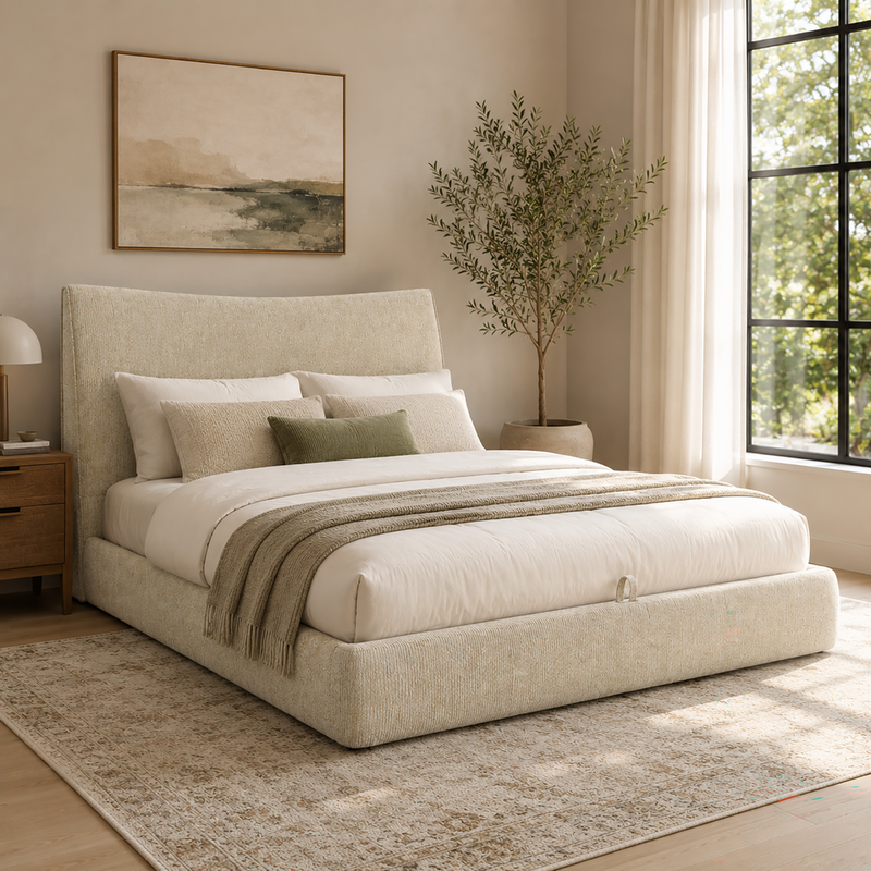 Angulo Queen Bed w/Storage - BD07222Q