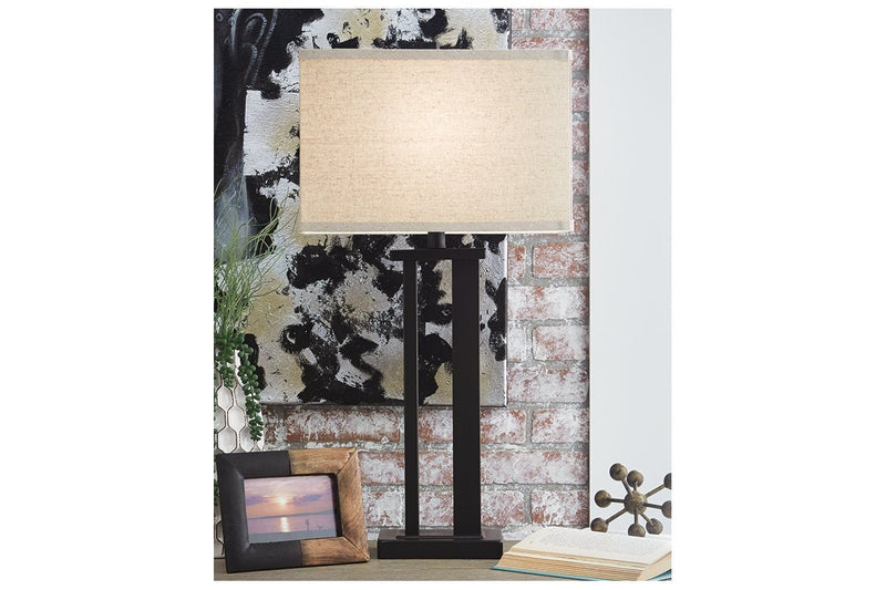 Aniela Bronze Finish Table Lamp (Set of 2) - Gate FurnitureTable Lamp Pair