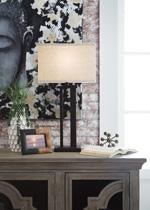 Aniela Bronze Finish Table Lamp (Set of 2) - Gate FurnitureTable Lamp Pair