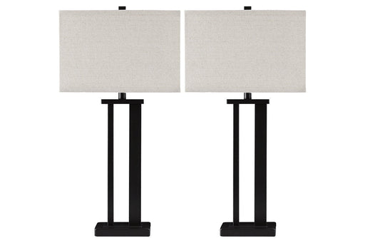 Aniela Bronze Finish Table Lamp (Set of 2) - Gate FurnitureTable Lamp Pair