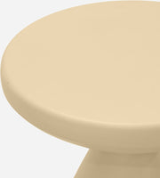 Anika Iron End Table in Beige - 99026Beige-ET