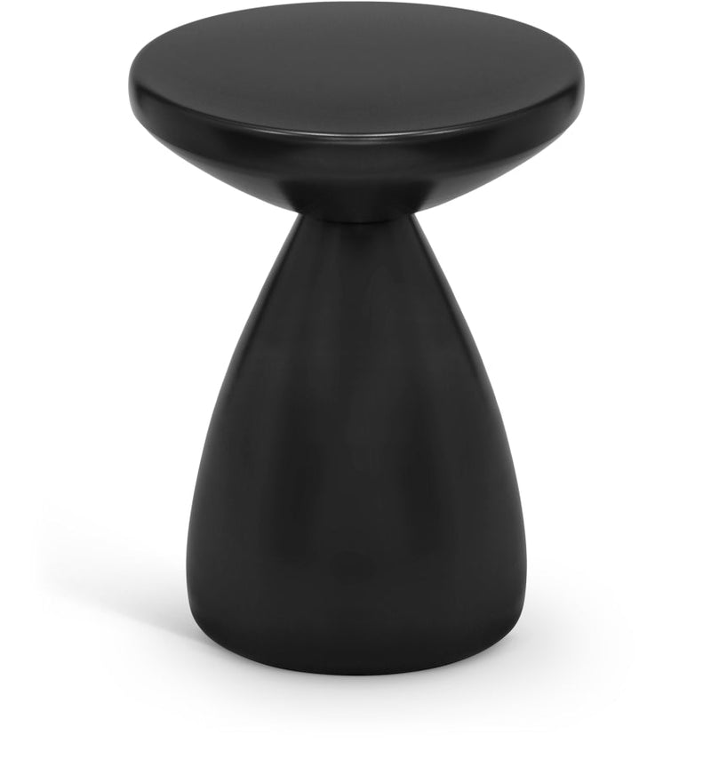 Anika Iron End Table in Black - 99026Black-ET