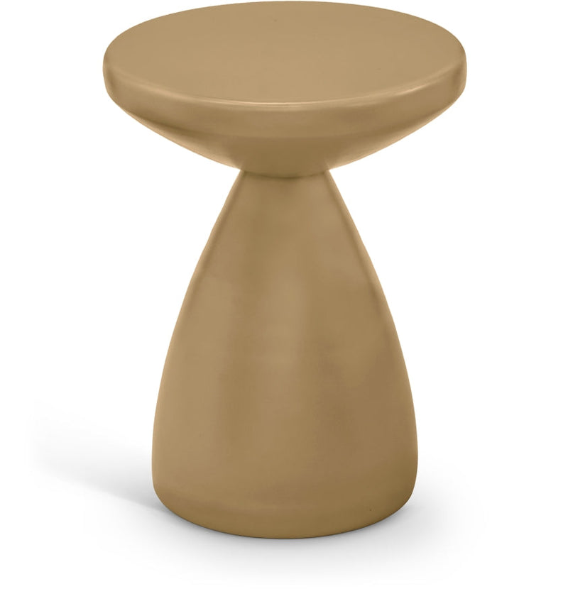 Anika Iron End Table in Brown - 99026Brown-ET