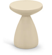 Anika Iron End Table in Cream - 99026Cream-ET