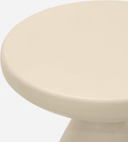 Anika Iron End Table in Cream - 99026Cream-ET