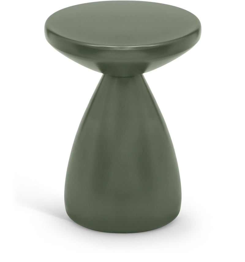 Anika Iron End Table in Green - 99026Green-ET