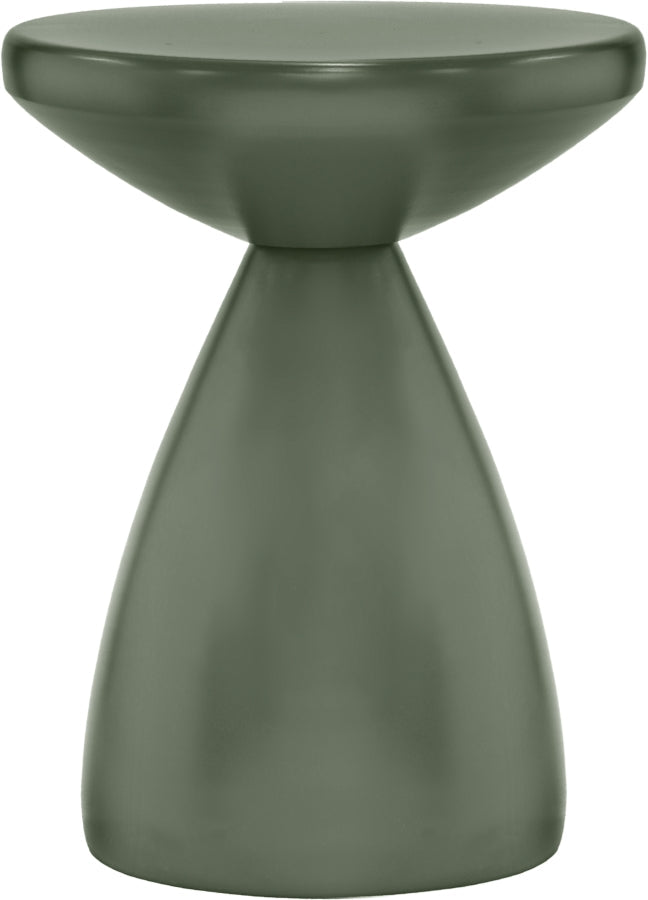 Anika Iron End Table in Green - 99026Green-ET