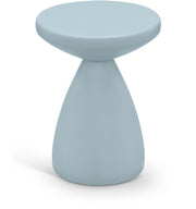 Anika Iron End Table in Light Blue - 99026LtBlu-ET