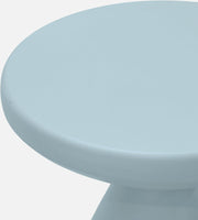 Anika Iron End Table in Light Blue - 99026LtBlu-ET