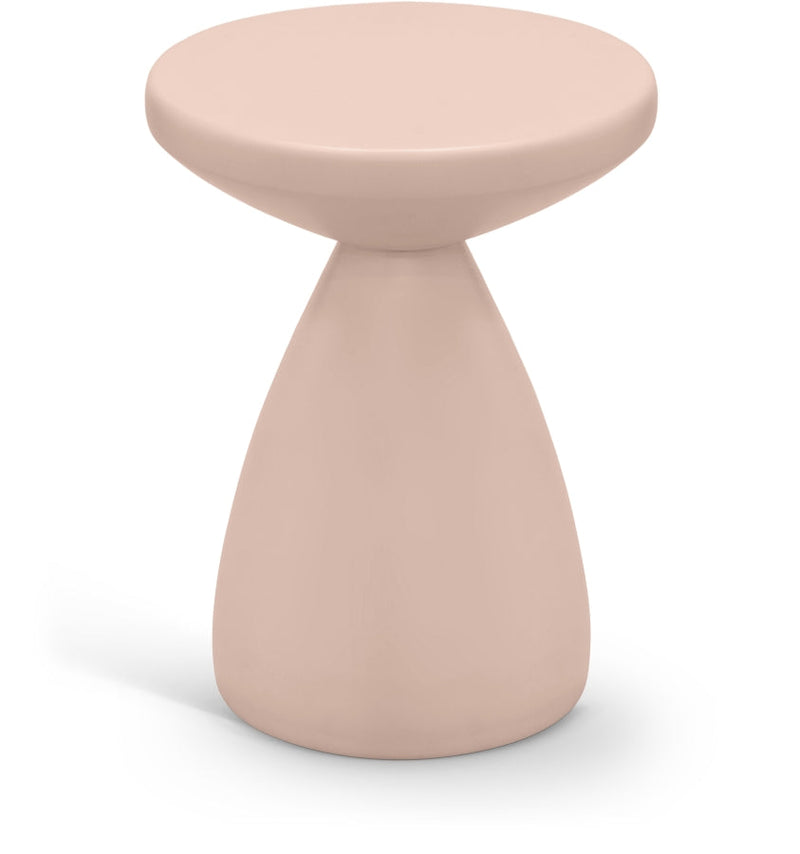 Anika Iron End Table in Pink - 99026Pink-ET