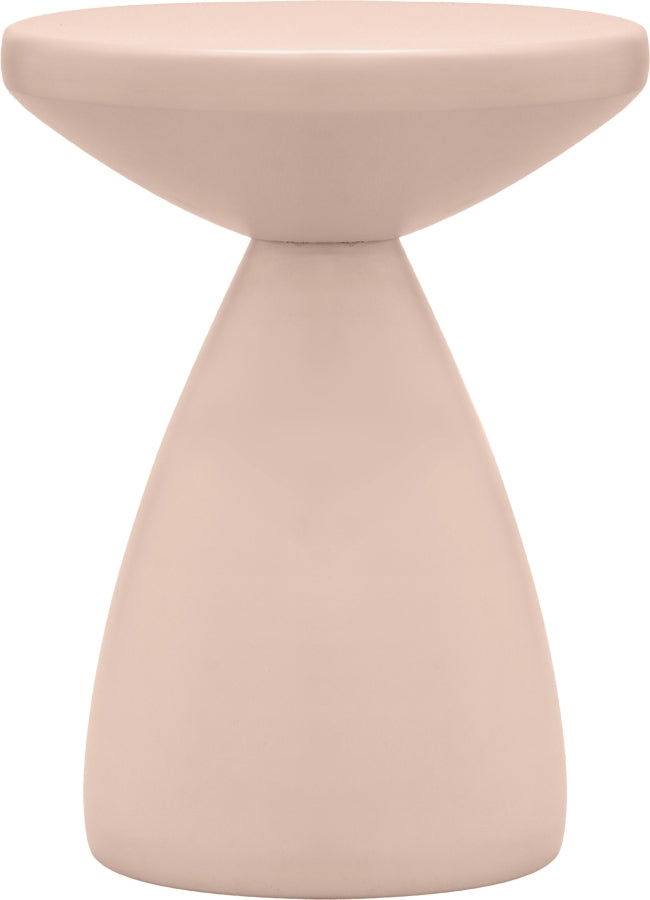 Anika Iron End Table in Pink - 99026Pink-ET