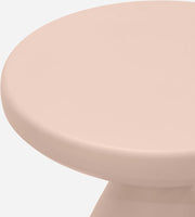 Anika Iron End Table in Pink - 99026Pink-ET