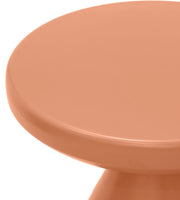 Anika Iron End Table in Salmon - 99026Salmon-ET