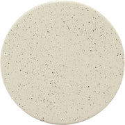 Anika Terrazzo Pattern Iron Terrazo End Table in Cream - 99027Cream-ET