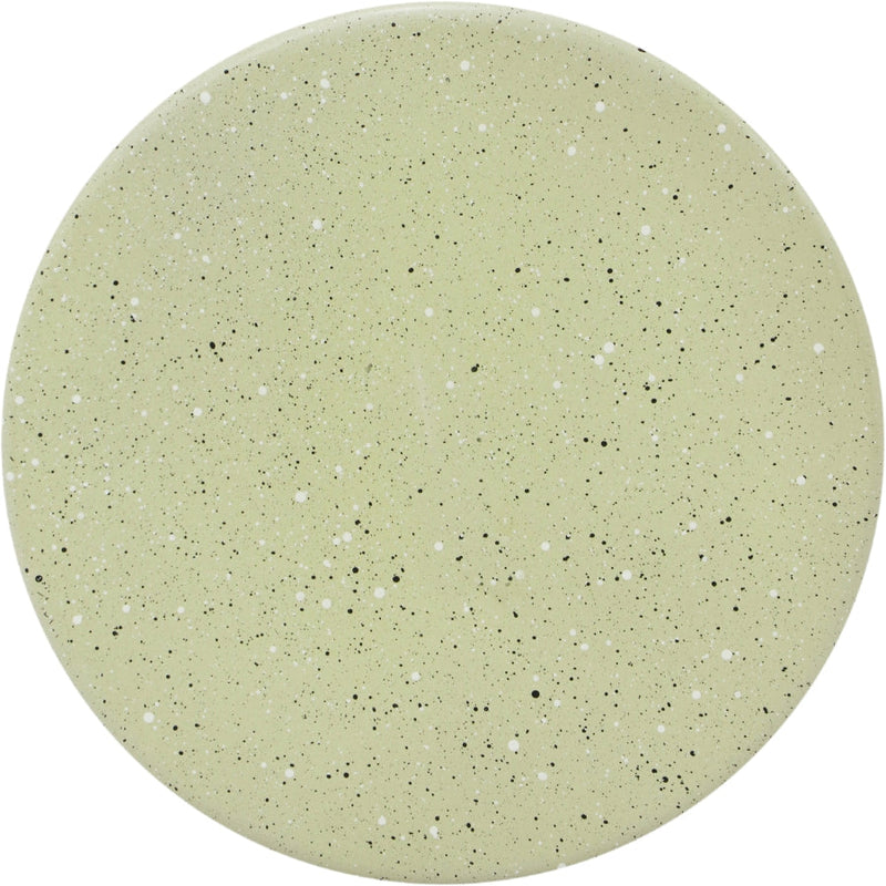 Anika Terrazzo Pattern Iron Terrazo End Table in Green - 99027Green-ET