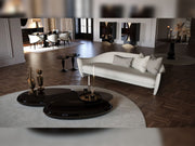 Anka 4-pieces (1 Four Seater Lux Sofa & 1 Four Seater Sofa & 2 Chair) Livingroom in Cream - 200-GAB-ANK-3L311