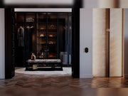 Anka Bedroom (Queen Frame With Headboard & Dresser With Mirror & Ottoman & 2 Nightstand & Bench) - 200-GAB-ANK-QB-SET