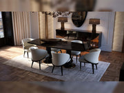 Anka Dining Chair (6 PCS) in Cream - 200-GAB-ANK-DC-6