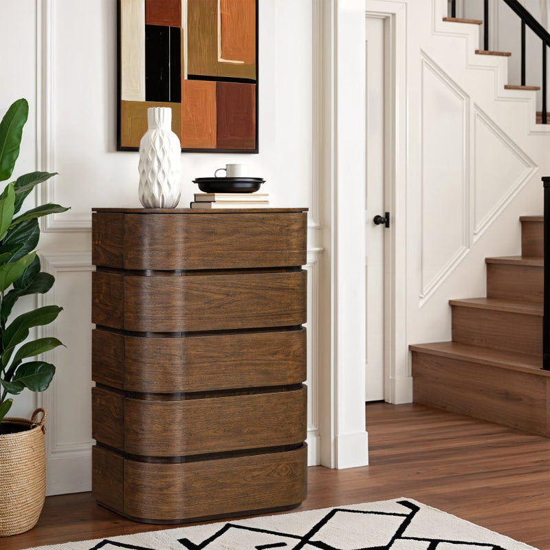 Annalise Solid Wood Chest in Brown - 859Brown-CH