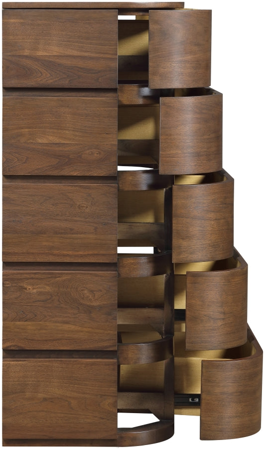 Annalise Solid Wood Chest in Brown - 859Brown-CH