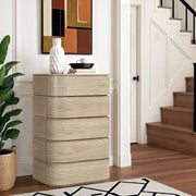 Annalise Solid Wood Chest in Natural - 859Oak-CH