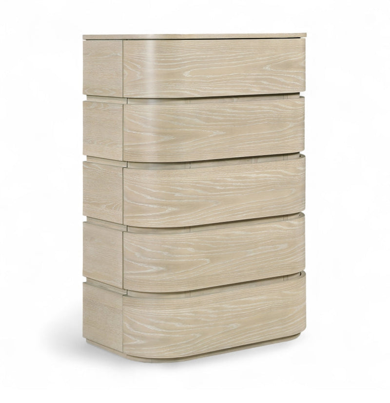 Annalise Solid Wood Chest in Natural - 859Oak-CH