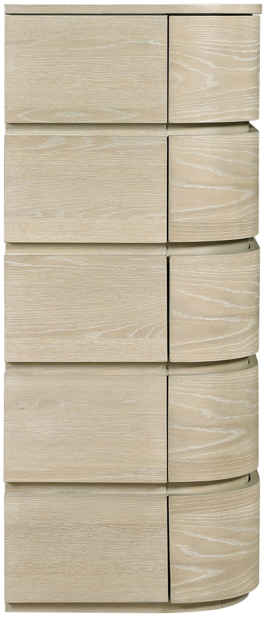 Annalise Solid Wood Chest in Natural - 859Oak-CH