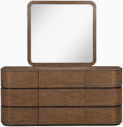 Annalise Solid Wood Dresser in Brown - 859Brown-D