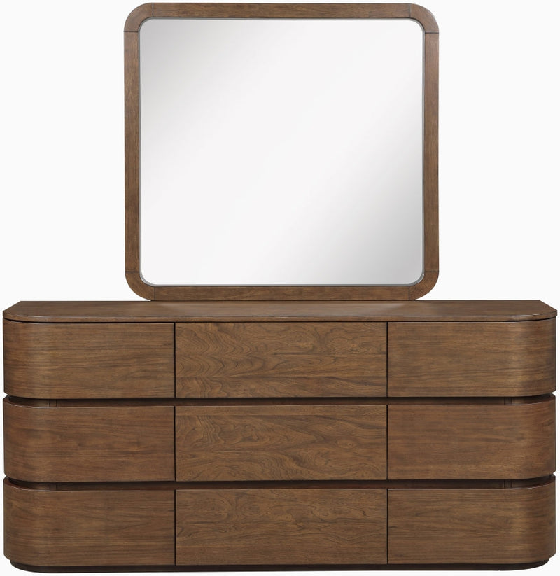 Annalise Solid Wood Dresser in Brown - 859Brown-D