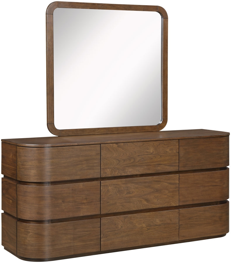 Annalise Solid Wood Dresser in Brown - 859Brown-D