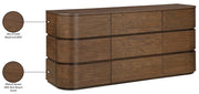 Annalise Solid Wood Dresser in Brown - 859Brown-D