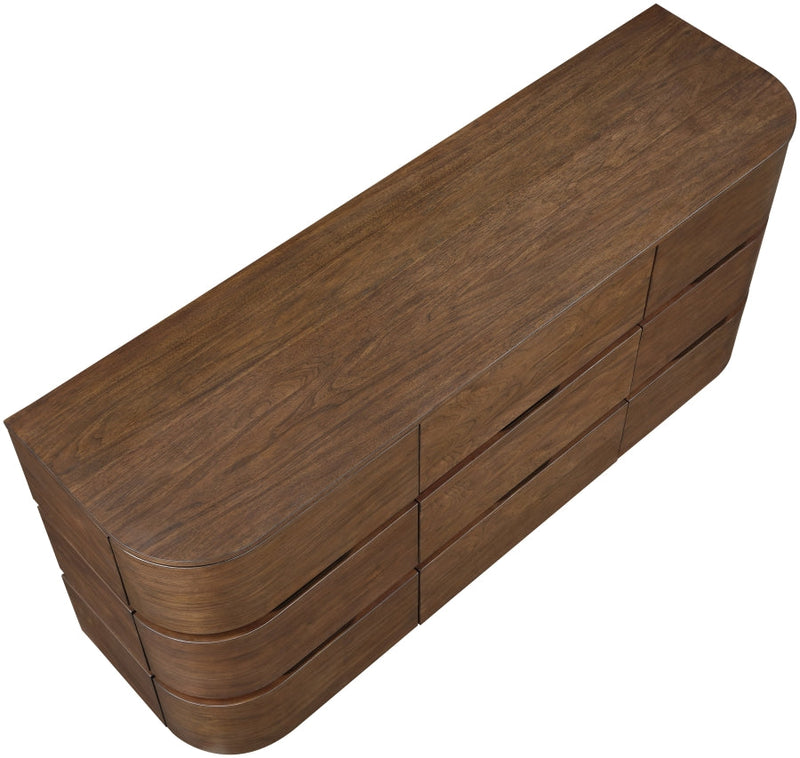 Annalise Solid Wood Dresser in Brown - 859Brown-D